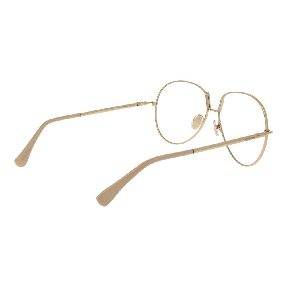 Max Mara Beige Metal Glasses (Frames)