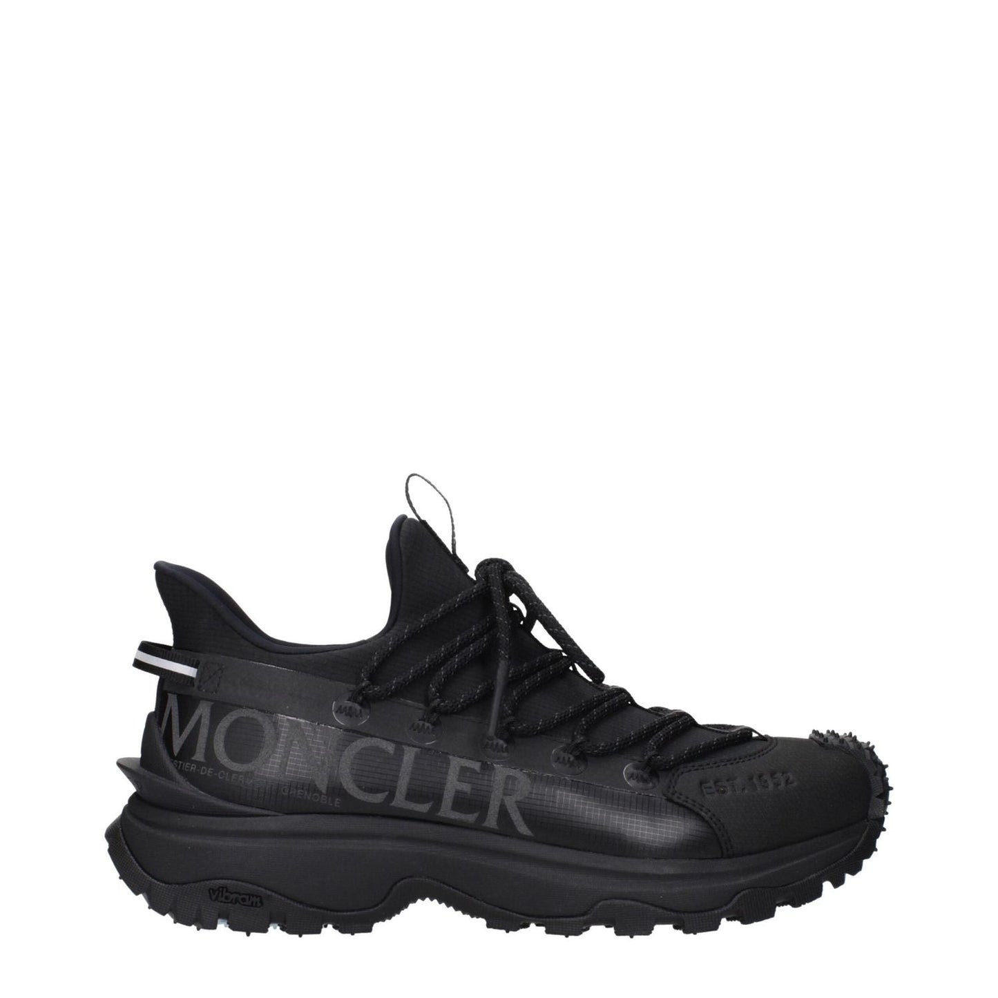 Moncler Black Fabric Athletic Sneakers MO-15268600185097-EU40/US7