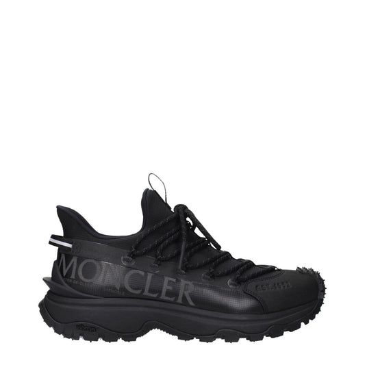 Moncler Black Fabric Athletic Sneakers MO-15268600185097-EU40/US7
