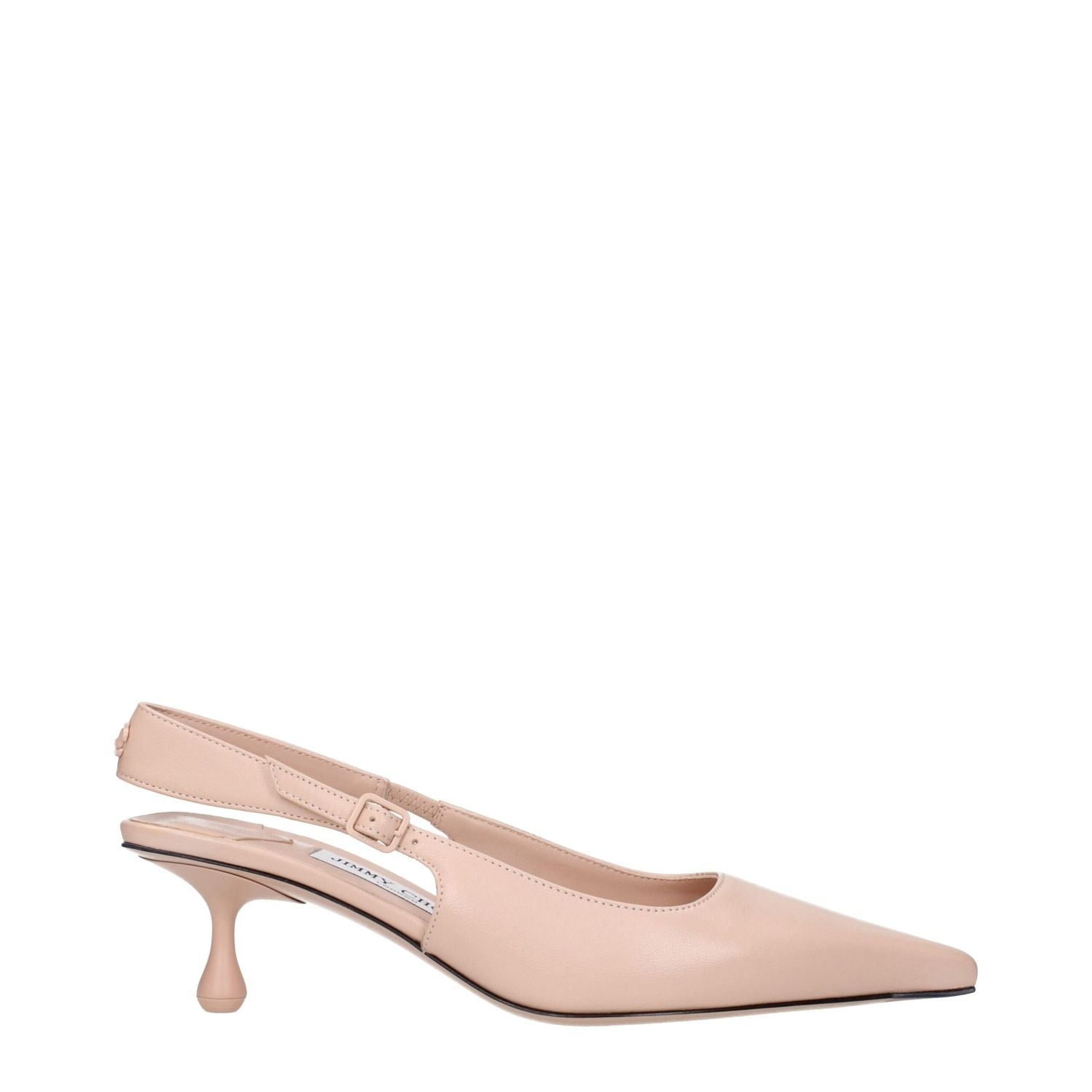Jimmy Choo Pink Leather High Heel Pumps