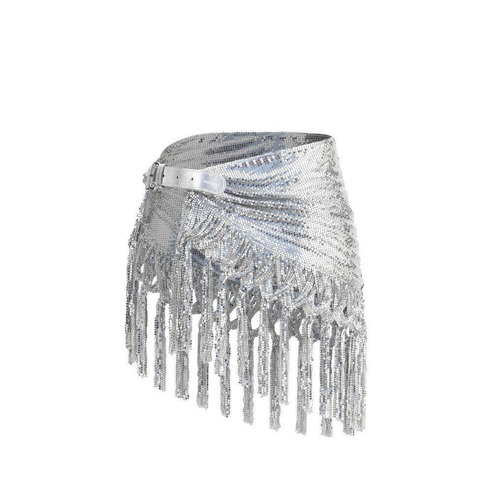 Rabanne Silver Belt RA-25AAA0248MET774P040-UNI