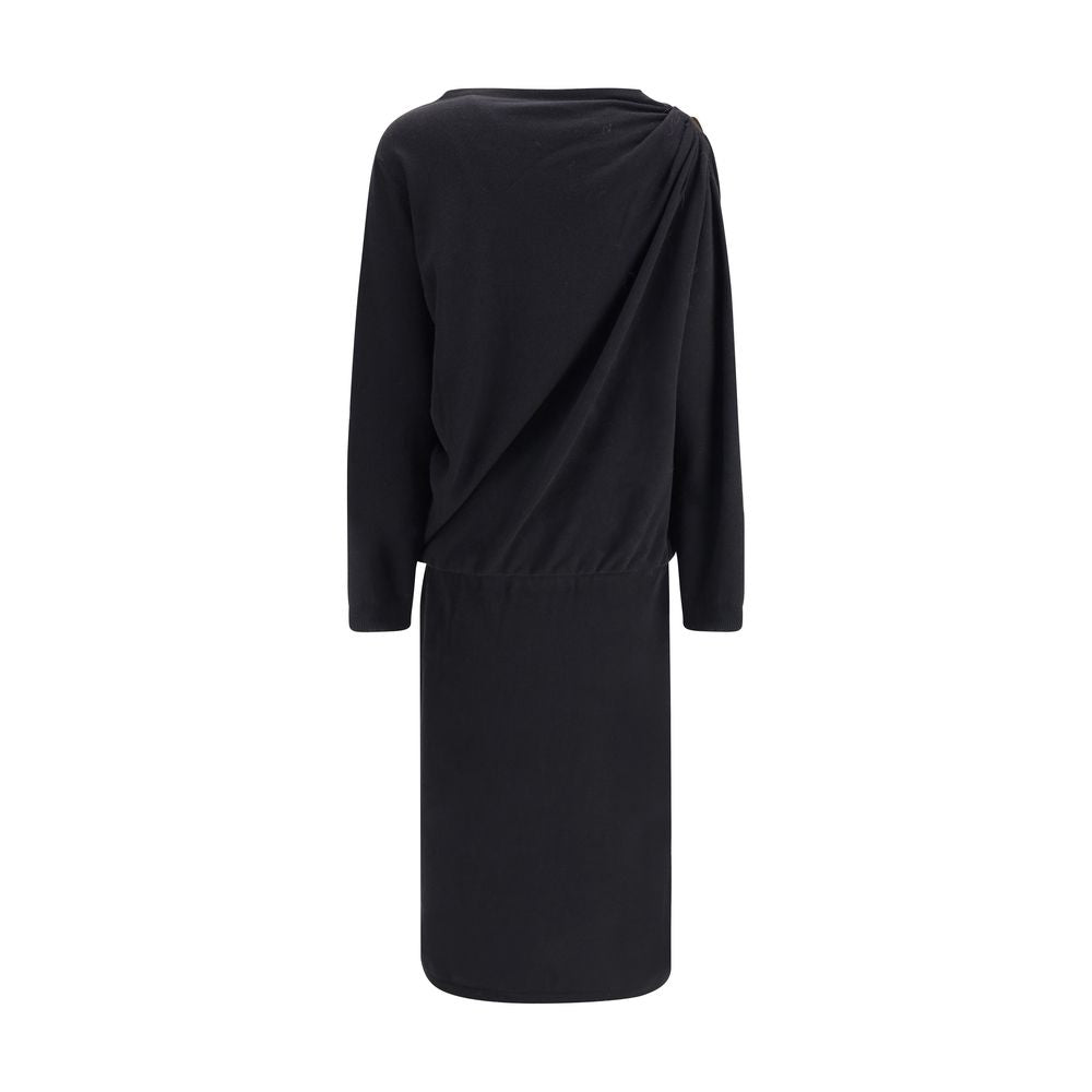 Fabiana Filippi Wool long Dress FA-ABD225F618N128825-IT44 | L