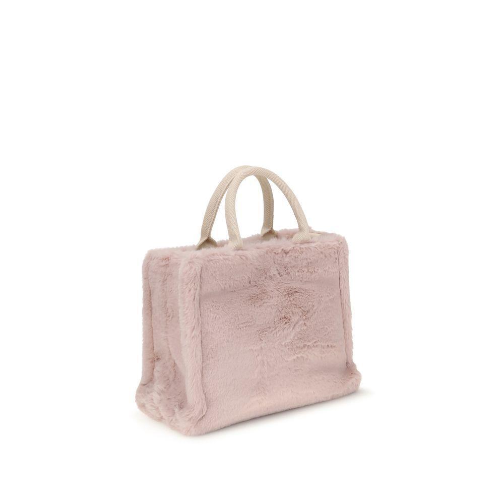 Front view with bag zipped and handles upright.