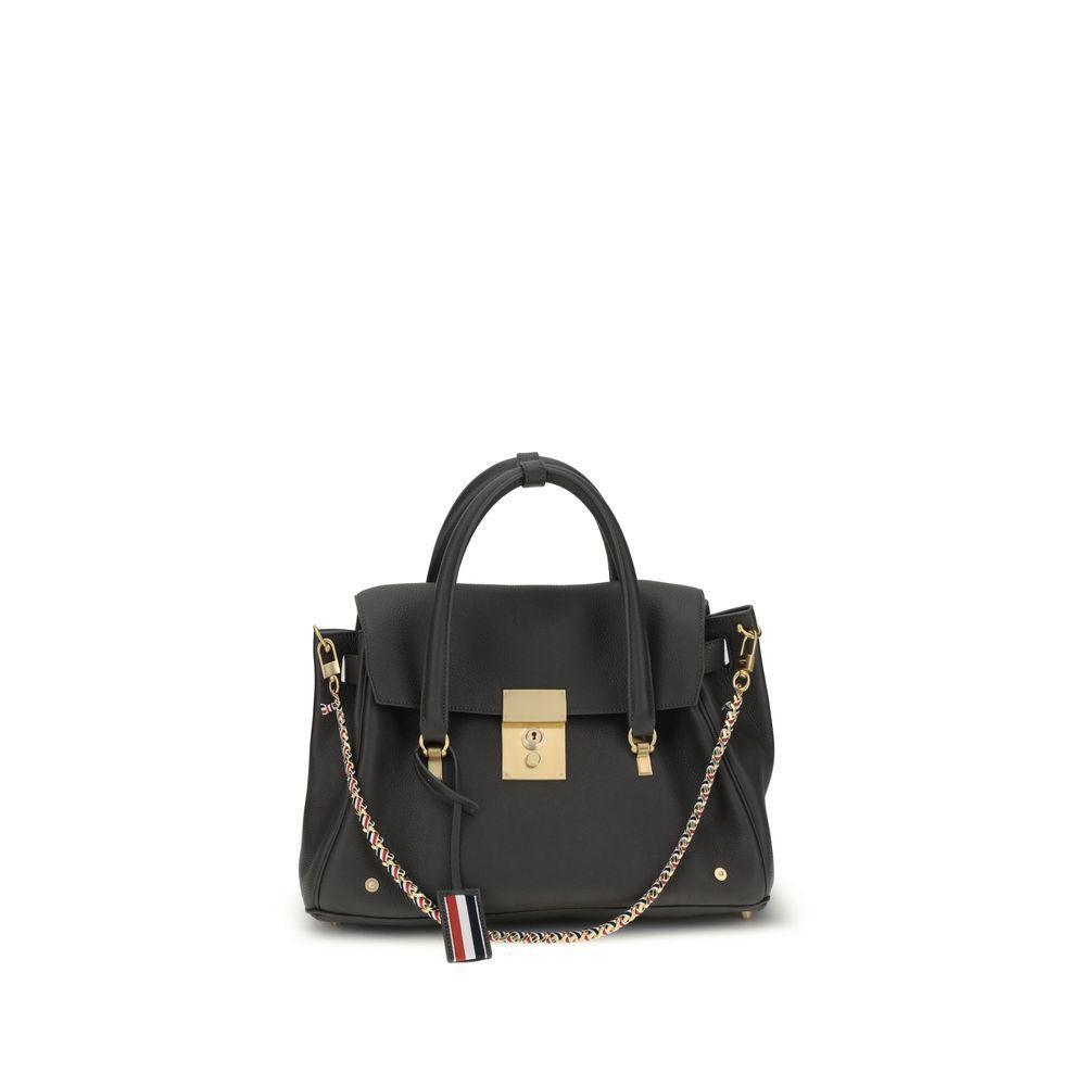 Front view with bag zipped and handles upright.