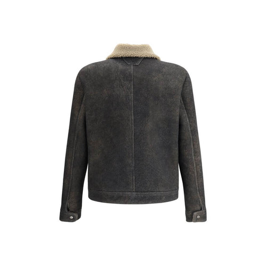 Salvatore Santoro Shearling Jacket SA-49584UGREYSPAGO-IT50 | L