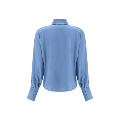 Crida Milano Light Blue Silk Shirt