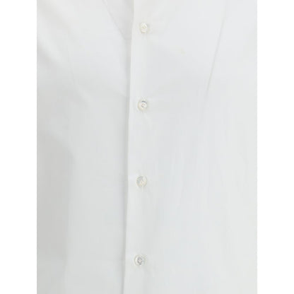 Finamore White Cotton Dress Shirt