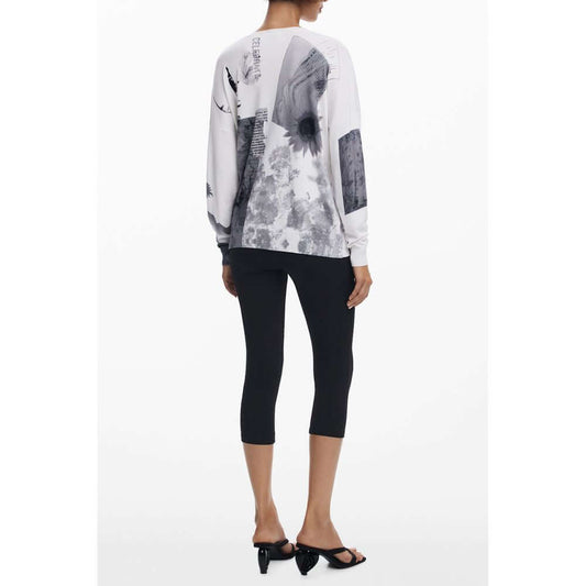 Desigual White Viscose Women Sweater DE-39736-XS