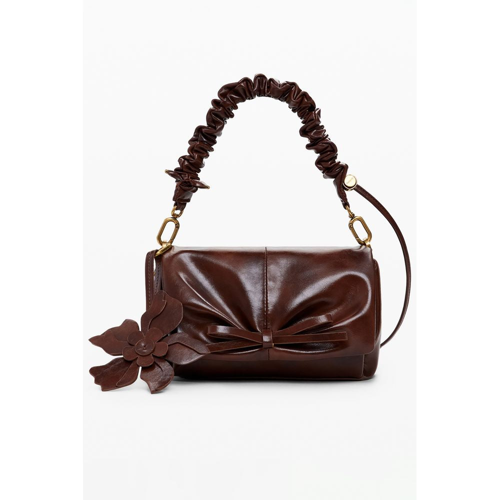 Desigual Brown Polyethylene Handbag