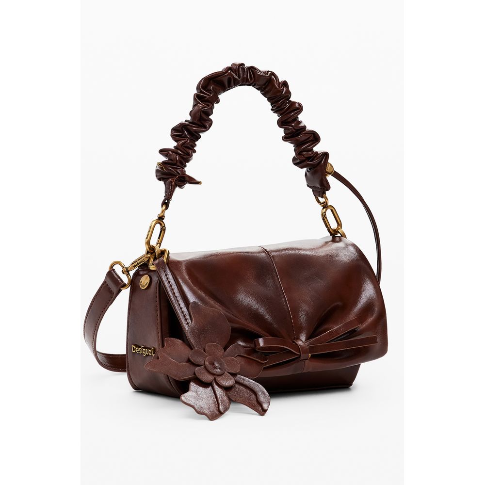 Desigual Brown Polyethylene Handbag