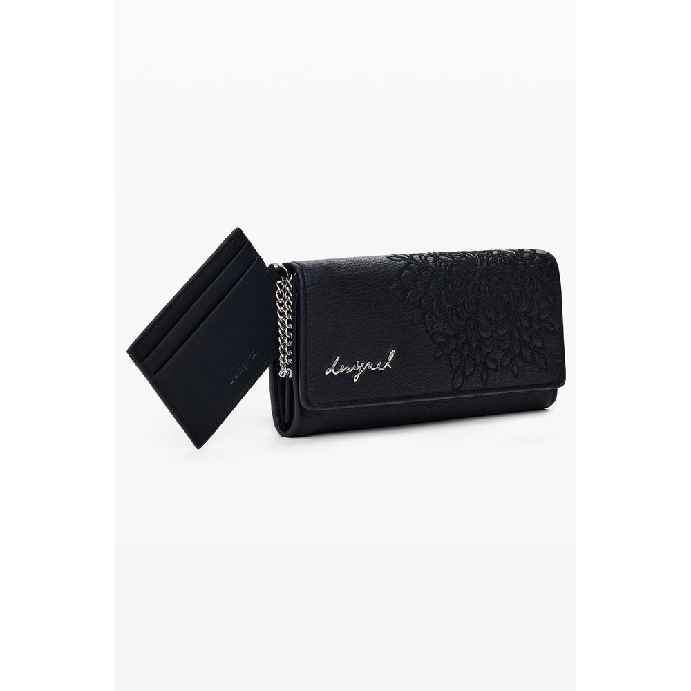 Desigual Black Polyethylene Wallet