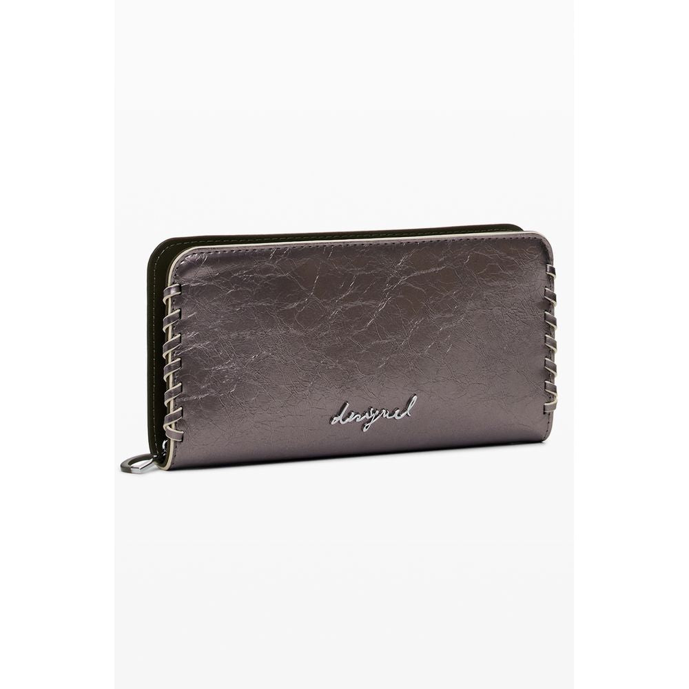 Desigual Bronze Polyethylene Wallet