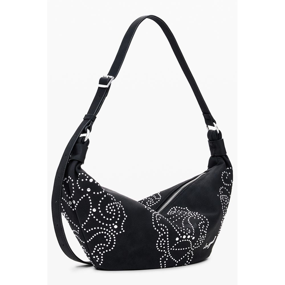 Front view with bag zipped and handles upright.