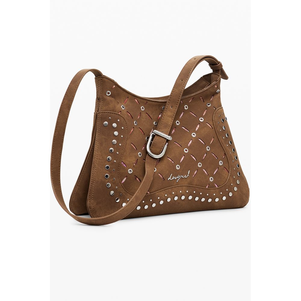 Desigual Brown Polyethylene Handbag