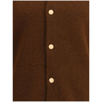 Laneus Brown Cashmere Bomber