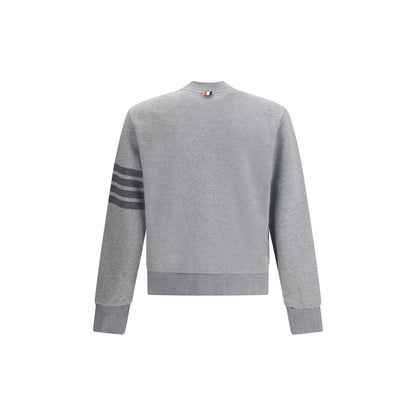 Thom Browne Gray Cotton Sweatshirt
