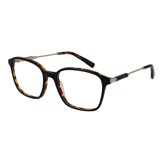 Ted Baker Black Men Glasses Frame - stylish full-rim acetate eyeglasses with demo lenses, classic black color, size 54-18-140.