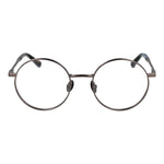 Scotch & Soda Gray Men Glasses Frame in gunmetal color, full-rim, round style with demo lenses, size 50-20-140.