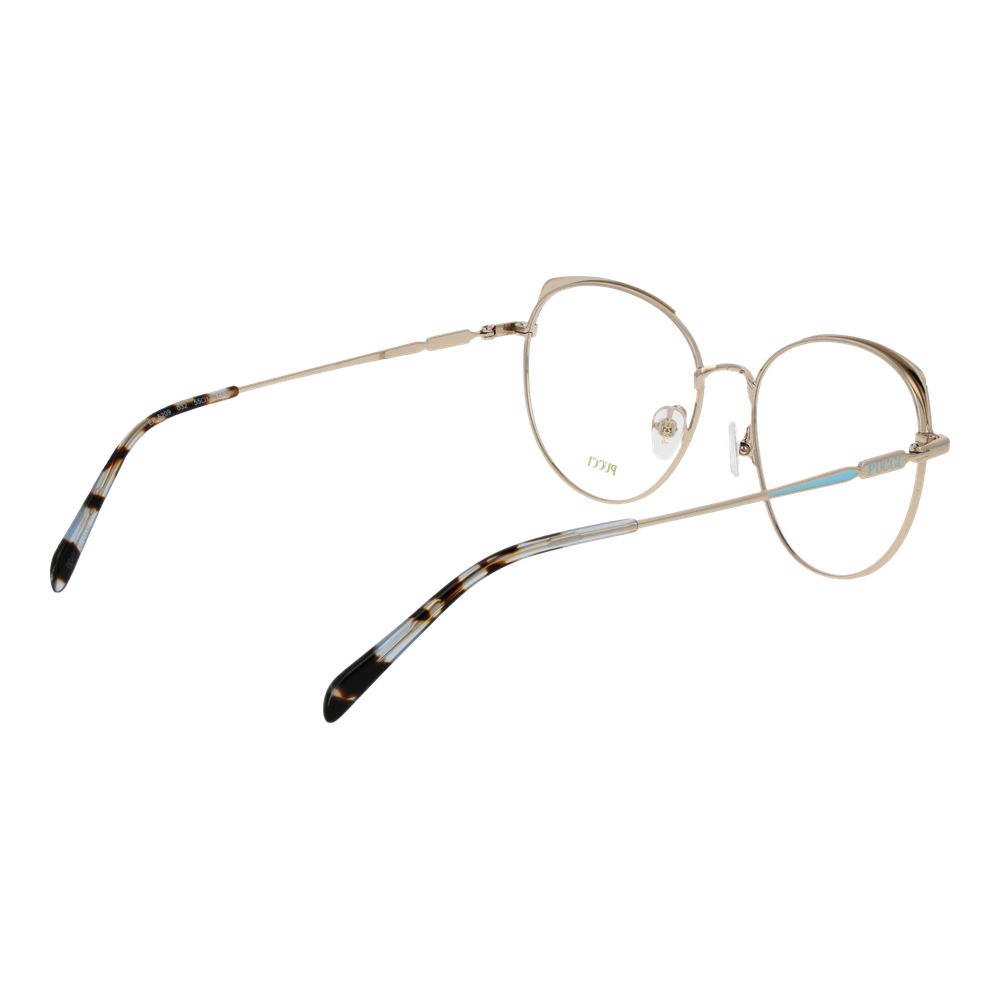 Emilio Pucci Gold Women Glasses Frame