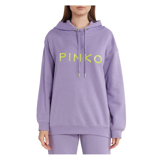 PINKO Purple Cotton Women Sweater