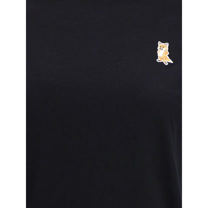 Maison Kitsuné Black Cotton T-Shirt