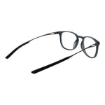 Nike Gray Unisex Glasses Frame with full-rim titanium design, size 49-20-145, in grey color.