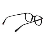 Fila Black Unisex Glasses Frame - Full-Rim Plastic Eyewear, Size 49-18-135, Square Style, Demo Lenses, Spring Hinge