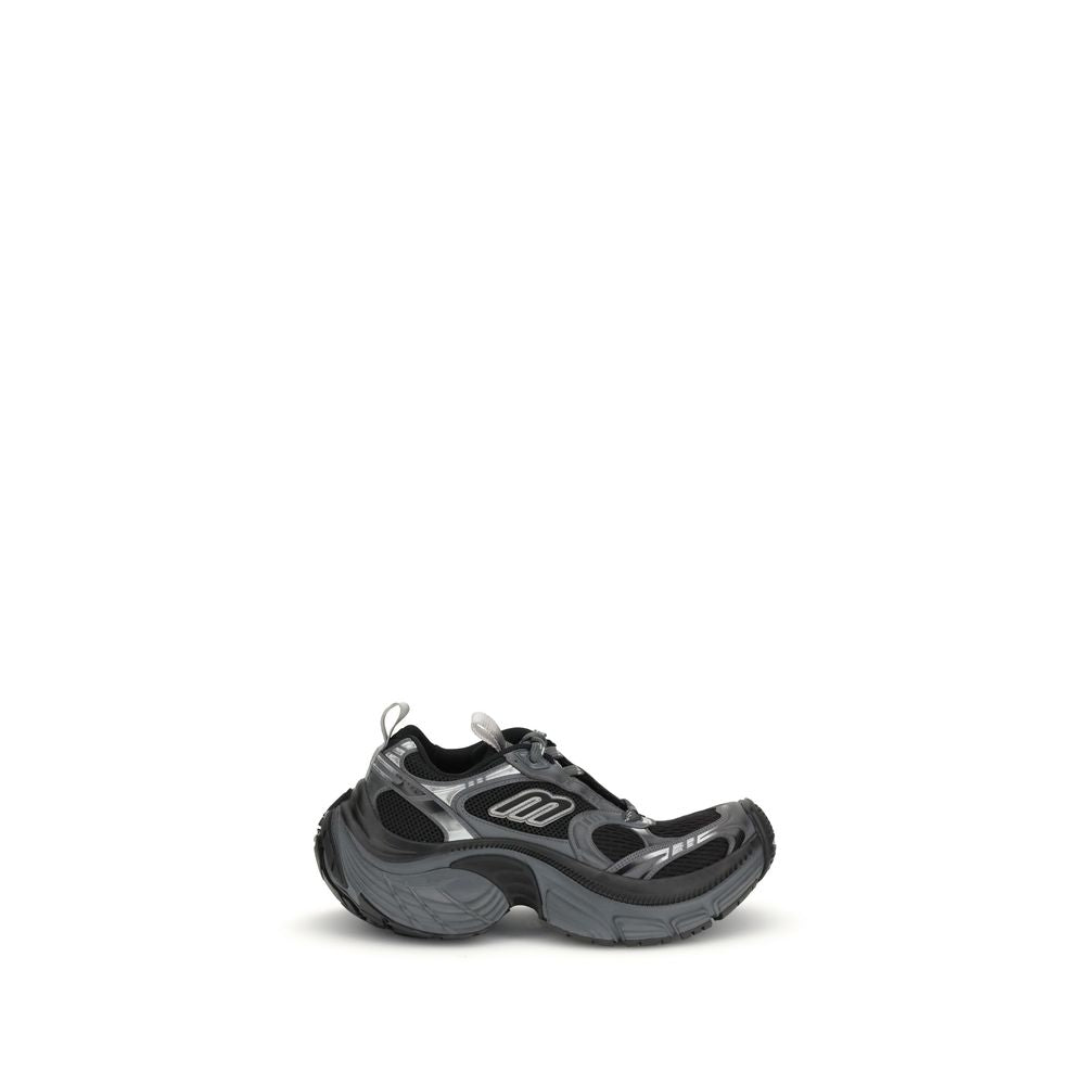 Balenciaga Black Polyethylene Athletic Sneakers