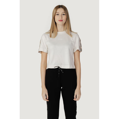 Guess Active Cream Cotton T-Shirt