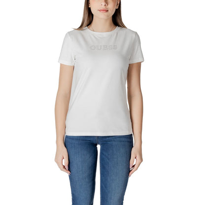 Guess Active White Cotton T-Shirt