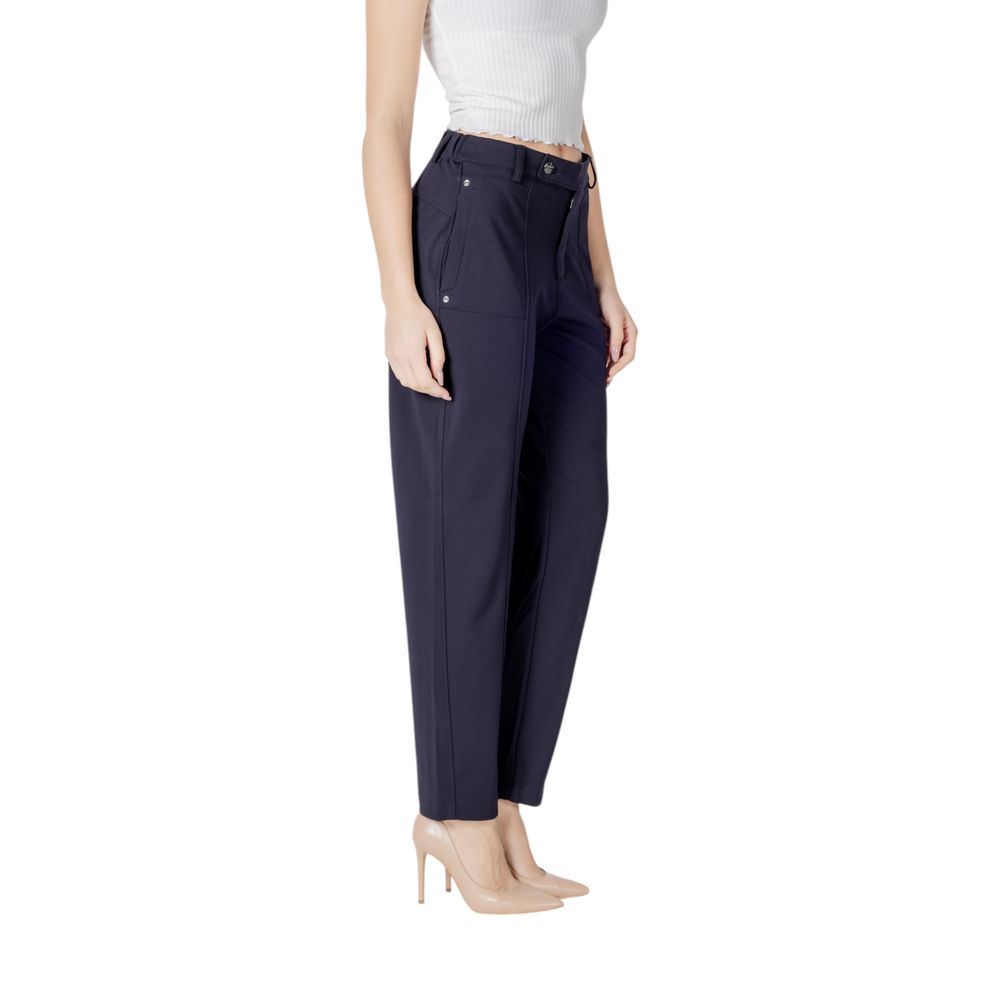 Street One Blue Viscose Pant