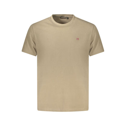Napapijri Brown Cotton T-Shirt