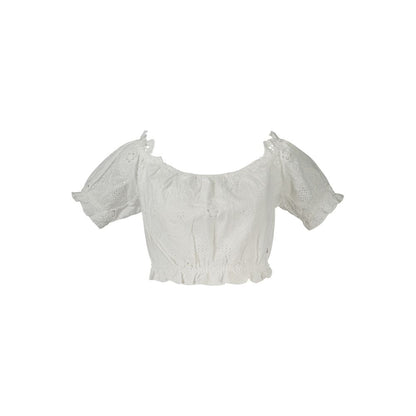 Guess Jeans Bianco Cotton Women Shirt