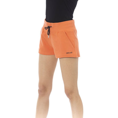 Just Cavalli Orange Cotton Women Short