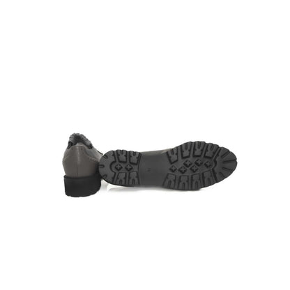 Cerruti 1881 Gray Cowhide Women Loafer