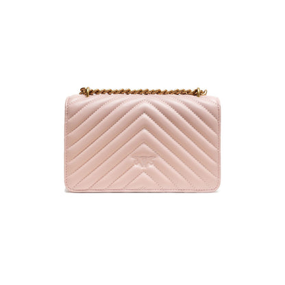 PINKO Powder Pink Love One Mini Shoulder Bag