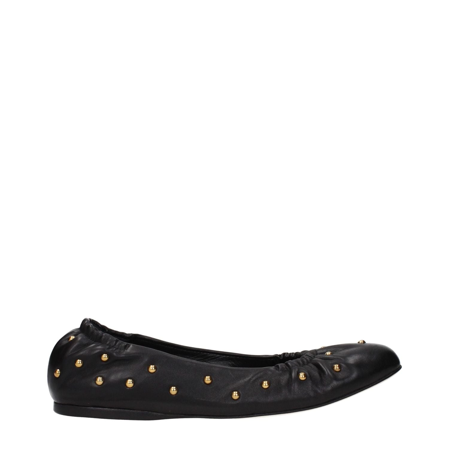Chloé Black Leather Ballet Flats