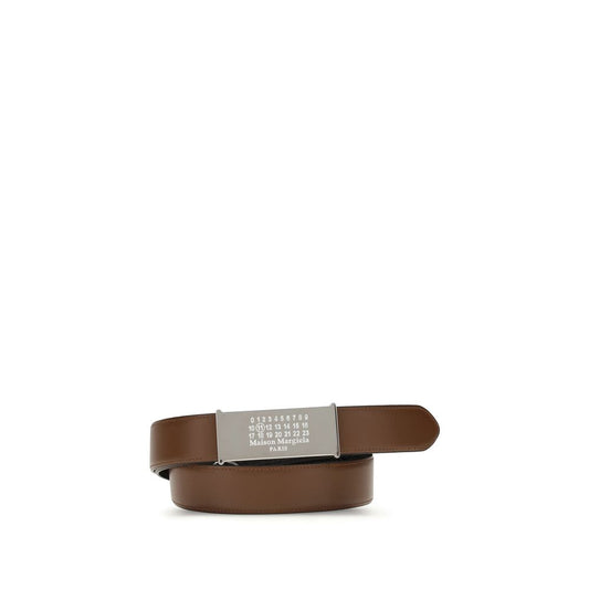 Margiela Brown Leather Regular Belt