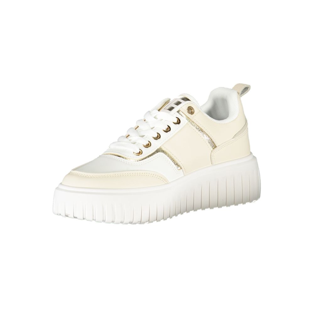 Laura Biagiotti Beige Polyester Sneaker