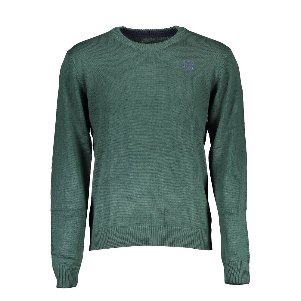 Gianmarco Venturi Green Cotton Sweater