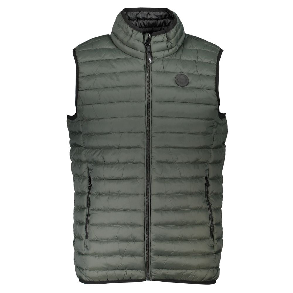 Gianmarco Venturi Green Polyamide Sleveless Jacket