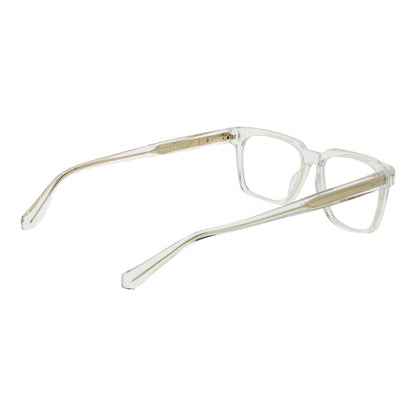 Guess Transparent Acetate Glasses (Frames), full-rim rectangle design, transparent color, spring hinge, acetate material.