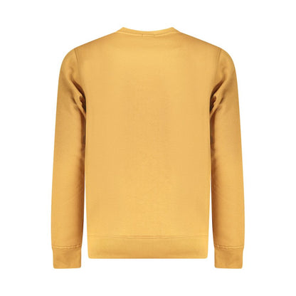 Rifle Brown Cotton Men Sweater, back view of a stylish pullover with embossed logo, ideal for a trendy and luxe wardrobe. Shop luxury fashion.