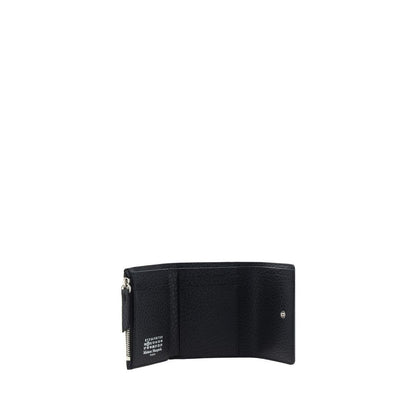 Margiela Black Calf Leather Bos Taurus Wallet