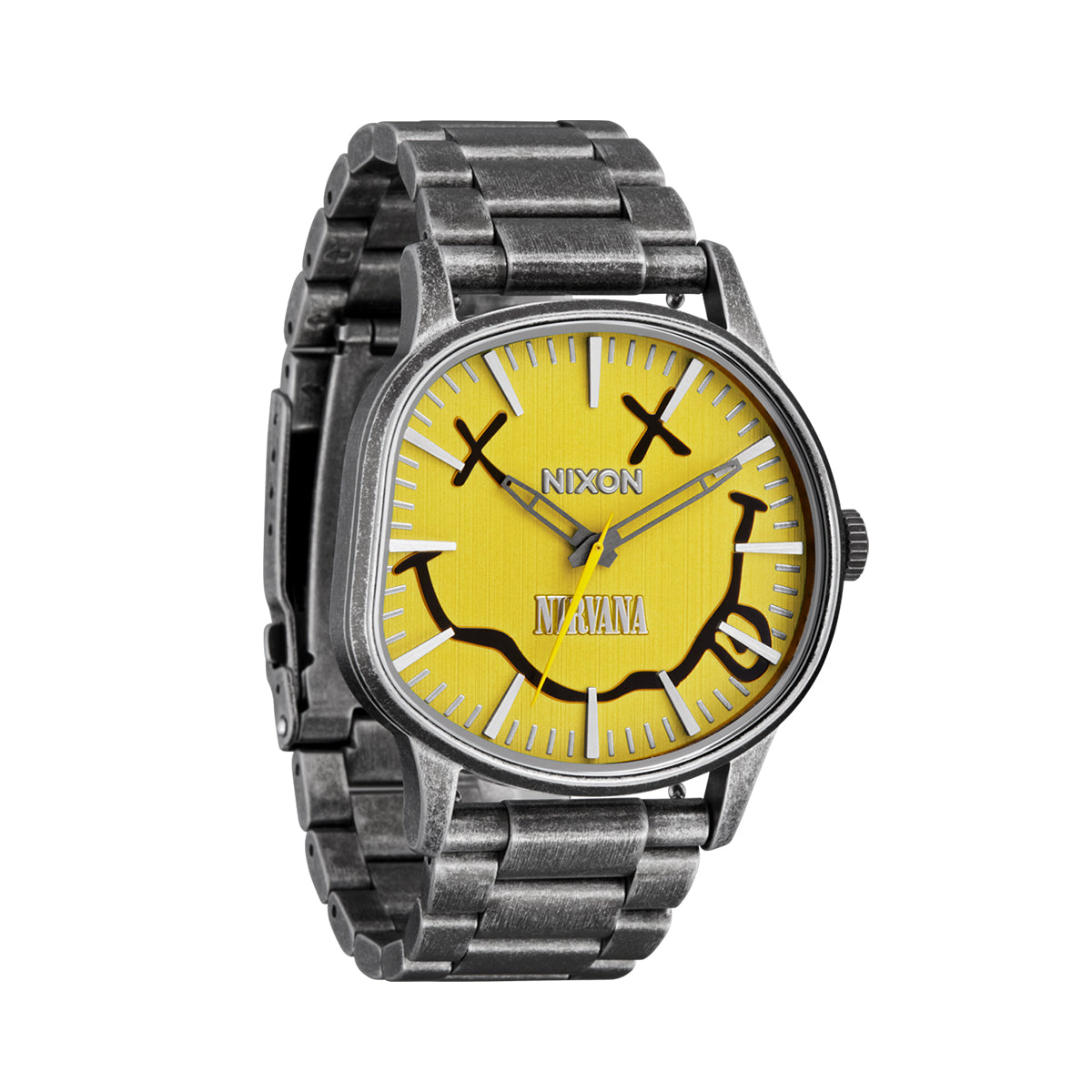 NIXON Mod. YELLOW NIRVANA SMILEY - Spec.Pack. Ltd. Edt.