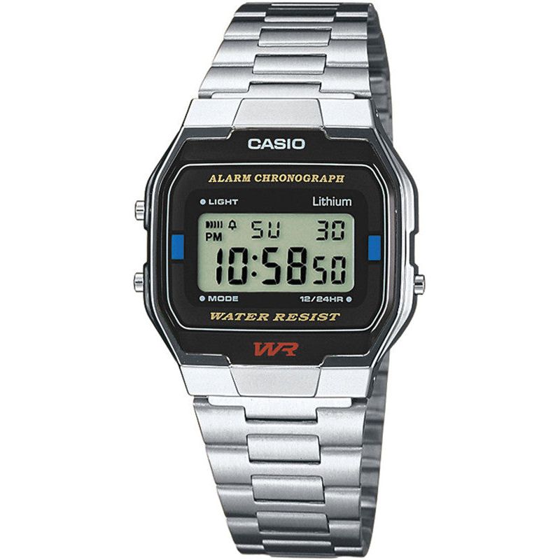 CASIO VINTAGE Mod. ICONIC - CLASSIC SILVER A163WA-1QES