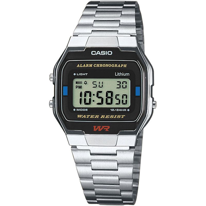 CASIO VINTAGE Mod. ICONIC - CLASSIC SILVER A163WA-1QES