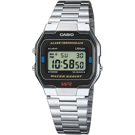 CASIO VINTAGE Mod. ICONIC - CLASSIC SILVER A163WA-1QES
