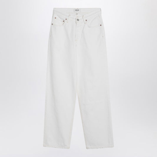 AGOLDE White jeans in regenerated denim