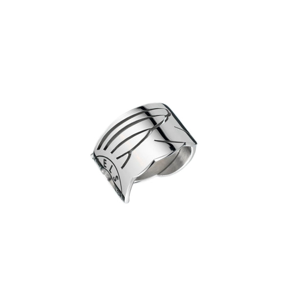 AN JEWELS JEWELRY Mod. AL.RFY01S-7 silver statement ring with sleek design